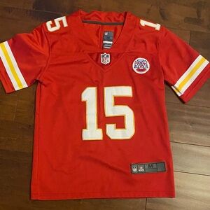 Kids Red KC Chiefs Mahomes NFL Nike Team Jersey